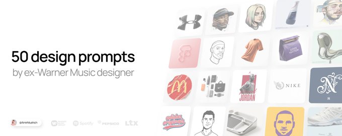 A grid of generated brand images: logos, apparel, packaging, footwear and portraits